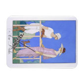 ポロ， 1920-29 (ポチョワールプリント) マグネット (横)