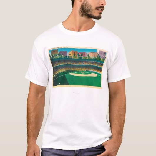 ポロGroundsNewヨーク、NYの眺め Tシャツ (正面)
