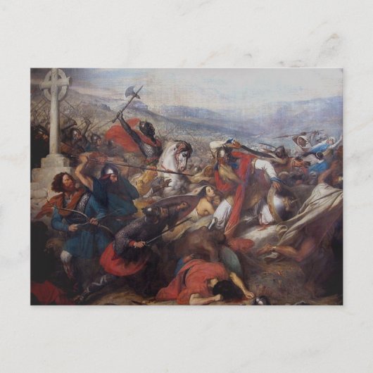 ポワティエの戦い ポストカード (正面)