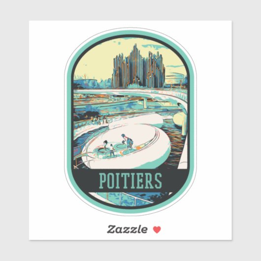 ポワティエスサイエンスパークfuturoscopeフランス シール (シート)