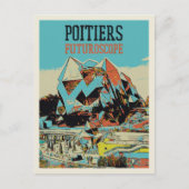 ポワティエフランスフュチュロスコープテーマパーク ポストカード (正面)