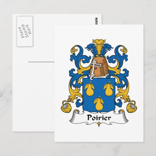 ポワリエ家紋 ポストカード (正面/裏面)