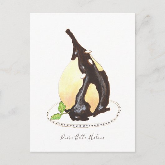 ポワールベルヘレヌウォータカラー ポストカード (正面)