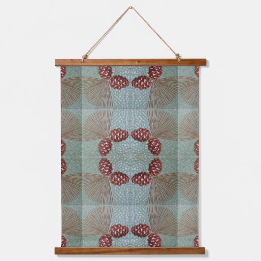 ポンつるデローザピネコーンとの壁のタペストリー 吊り下げ型タペストリー (正面)