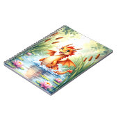 ポンよくはしゃぐド・ドラゴン ノートブック (左側)