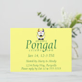 ポンガルポット、牛、木招待状 招待状 (スタンド正面)