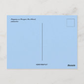 ポンコイ・パ島南極大陸のペンギン ポストカード (裏面)