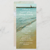 ポンスインレットトール結婚式 プログラムテンプレート プログラム (正面/裏面)