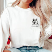 ポンスカイドッグハンドスケッチ パーソナライズされた スウェットシャツ