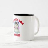 ポンスカイママ犬最高の愛犬ママ ツートーンマグカップ (正面右)