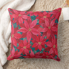 ポンスセティアスウィンターシェルター クッション