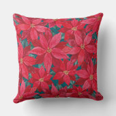 ポンスセティアスウィンターシェルター クッション (裏面)