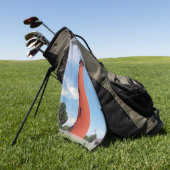 ポンスデレオンライトハウスゴルフタオル ゴルフタオル (グリーン)