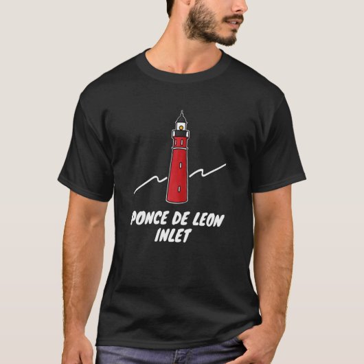 ポンス・デ・レオン入り江の灯台 Tシャツ (正面)