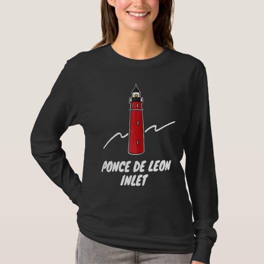 ポンス・デ・レオン・インレット灯台 Tシャツ (正面)