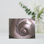 ポンセデレオンインレットライトハウス階段吹き抜け ポストカード (スタンド正面)