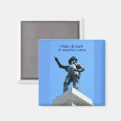 ポンセ・デ・レオン像 マグネット (正面/裏面)