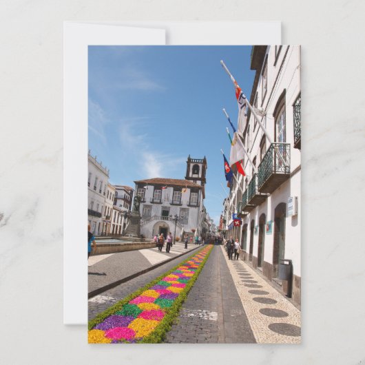 ポンタデルガダアゾレス 招待状 (正面)