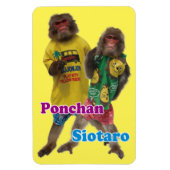 ポンチャン氏とシオタロ磁石ぽんちゃん&しおたろうマグネット マグネット (縦)