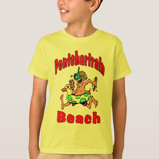 ポンチャートレインビーチ Tシャツ (正面)