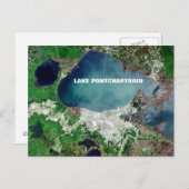 ポンチャートレイン湖 ポストカード (正面/裏面)