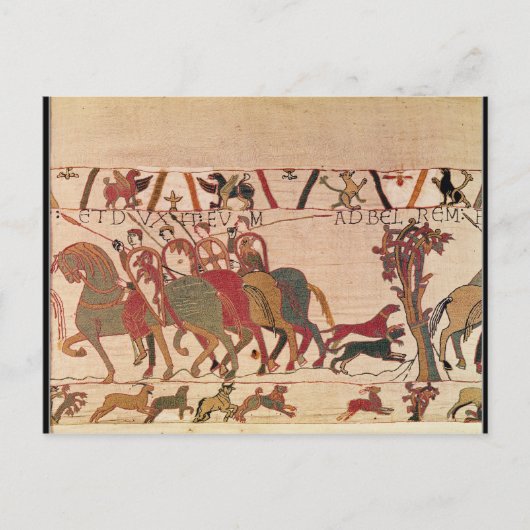 ポンチューの伯爵はハロルドを連れて行く ポストカード (正面)