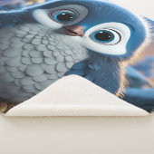 ポンチョ – なめらかなベビー シェルパブランケット (3/4)