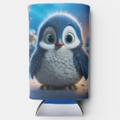 ポンチョ – なめらかなベビー スリム缶クーラー (正面)