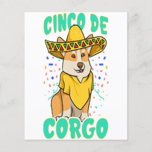 ポンチョ_メキシおもしろいとのシンコ・デ・マヨ・コルギ・ドッグ チラシ