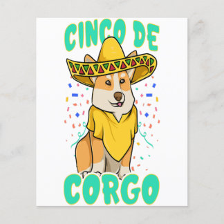 ポンチョ_メキシおもしろいとのシンコ・デ・マヨ・コルギ・ドッグ チラシ