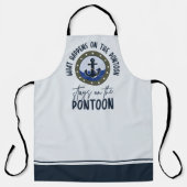 ポンツーンで起こることポンツーンに留まる エプロン (正面)