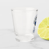 ポンツーンで起こることポンツーンに留まる ショットグラス (左)