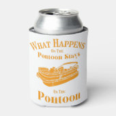 ポンツーンで起こることポンツーンに留まる 缶クーラー (缶正面)