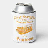 ポンツーンで起こることポンツーンに留まる 缶クーラー (缶裏面)