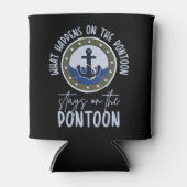 ポンツーンで起こることポンツーンに留まる 缶クーラー (正面)