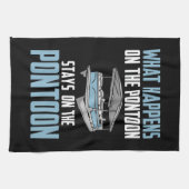 ポンツーンに何が起こるか キッチンタオル (横)