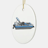 ポンツーンのおもしろい セラミックオーナメント (左)