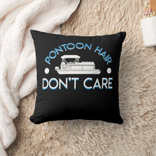 ポンツーンのボートの恋人のポンツーンの毛は気になりません クッション (ブランケット)