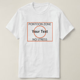 ポンツーンの地帯をストレスのTシャツカスタマイズ Tシャツ