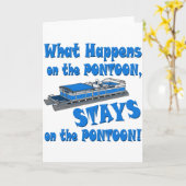 ポンツーンの カード (黄色い花)