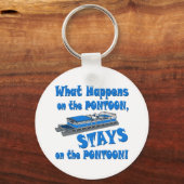 ポンツーンの キーホルダー (正面)