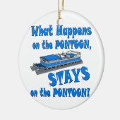 ポンツーンの セラミックオーナメント (左)