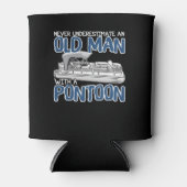 ポンツーンを持つ老人を決して過小評価しない 缶クーラー (正面)