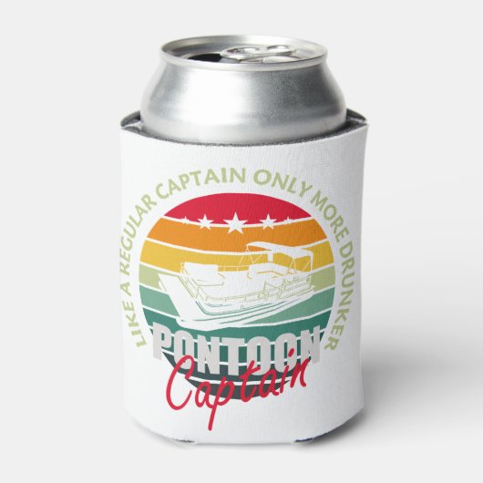 ポンツーンキャプテンギフト通常キャプテンオンズオンリーモアDru 缶クーラー (缶正面)