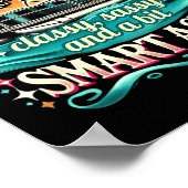 ポンツーンクイーンウィメンポンツーンボートキャプテンボート ポスター (角)