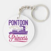 ポンツーンプリンセスポントーンモーターボート キーホルダー (裏面)