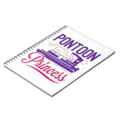 ポンツーンプリンセスポントーンモーターボート ノートブック (左側)