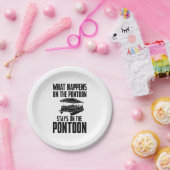 ポンツーンボート ペーパープレート (パーティー)