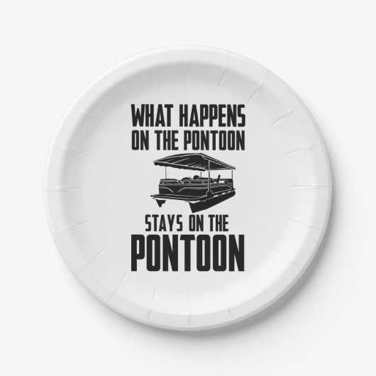 ポンツーンボート ペーパープレート (正面)