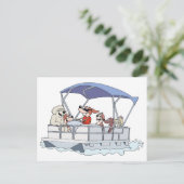 ポンツーンボート ポストカード (スタンド正面)